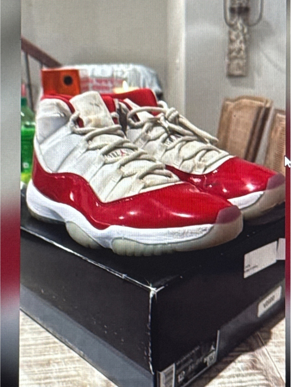 Preowned Air Jordan 11 Retro Cherry Mens Size 12